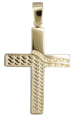 Σταυροί Βάπτισης - Αρραβώνα Χρυσός σταυρός για αγόρι 14Κ 022119 022119 Ανδρικό Χρυσός 14 Καράτια