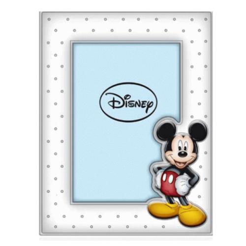 Disney κορνίζα με τον Mickey Mouse για αγοράκι 041144 041144 Ασήμι