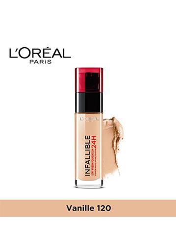 Maybelline & More - L'OREAL Paris Infaillible 24H Foundation 120 Vanilla