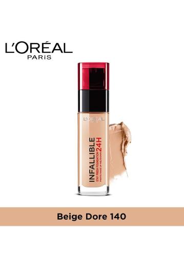 Maybelline & More - L΄orιal Paris Infallible 24H Fresh Wear Makeup 140 Golden