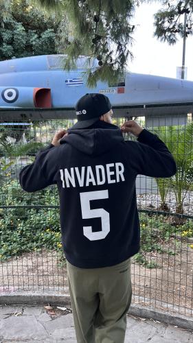 Invader black hoodie