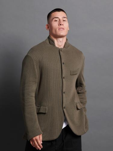 Limited khaki knit jacket