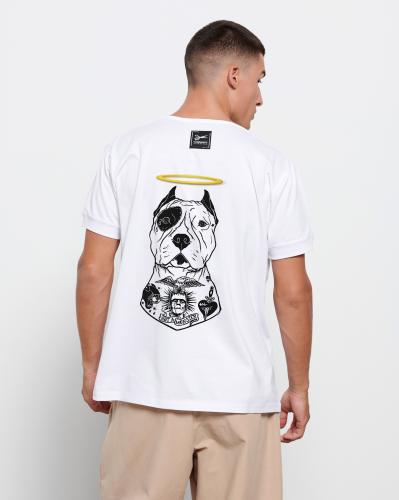 Saint dog t-shirt