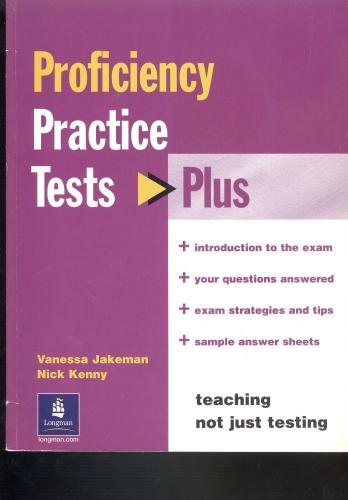 PROFICIENCY PRACTICE TESTS PLUS