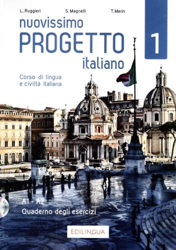 NUOVISSIMO PROGETTO ITALIANO 1 +CD CORSO DI LINGUA E CIVILTE ITALIANA A1-A2 QUADERNO DEGLI ESERCIZI