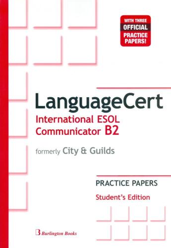 LANGUAGECERT INTERNATIONAL ESOL COMMUNICATOR B2 STUDENTS EDITION