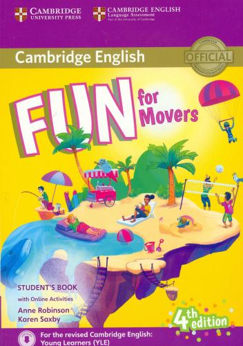 FUN FOR MOVERS STUDENTS BOOK WITH ONLINE ACTIVITIES 4th EDITION