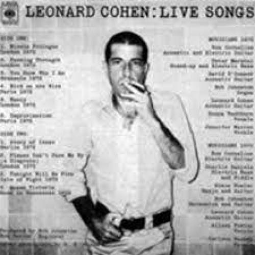 LEONARD COHEN / LIVE SONGS - LP