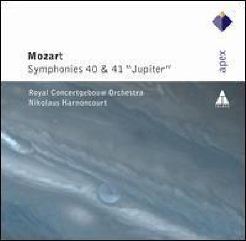 MOZART HARNONCOURT / SYMPHONIES 40 AND 41 JUPITER - CD