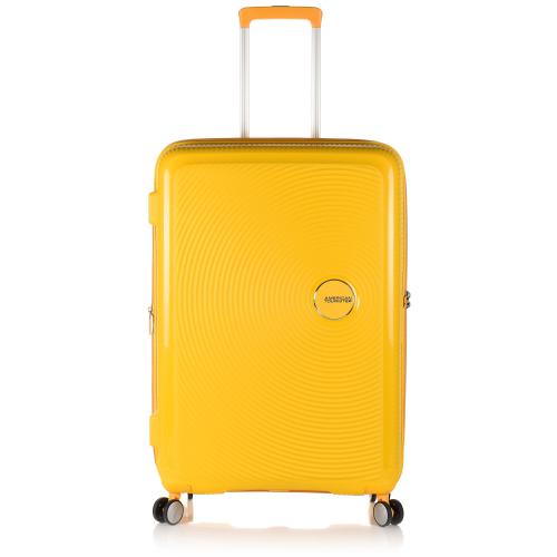 Βαλίτσα Σκληρή American Tourister Soundbox Spinner 77 EXP Large 88474-1371 Golden Yellow