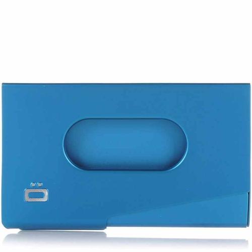 Μεταλλική Καρτοθήκη Ögon Designs One Touch Business Card Holder RFID Safe Blue