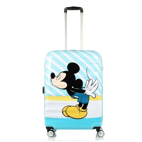 Παιδική Βαλίτσα Σκληρή American Tourister Wavebreaker Disney Spinner 67/24 Medium 85670-8624 Mickey Blue Kiss