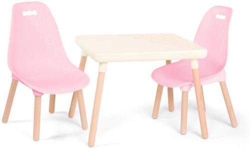 B.Toys Σετ Τραπέζι & 2 Καρέκλες Ivory-Pink (BX2041HC1)