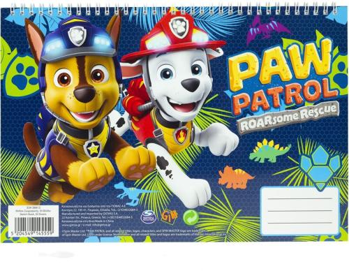 Paw Patrol Μπλοκ Ζωγραφικής Α4 30 Φύλλων-1Τμχ (334-38413)
