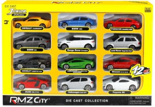 UF RMZ City-D/C Αυτοκίνητα Σετ Collection 12Τμχ 3'' (344200S-12G(A))