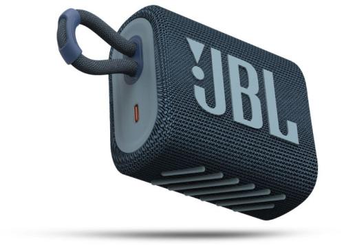 JBL GO3 Φορητό Ηχείο Bluetooth Waterproof IP67 Blue (JBLGO3BLU-20.04012)