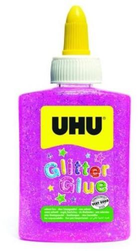 UHU Glitter Glue Pink Bottle 90gr (49992)