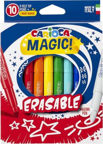Carioca Μαρκαδόροι Magic Erasable 9+1 Τμχ (239.431822)