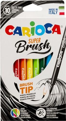 Carioca Μαρκαδόροι Πινέλο Super Brush 10Τμχ (239.429379)