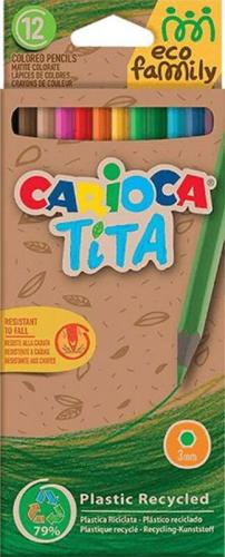 Carioca Ξυλομπογιές Tita Eco 12Τμχ (239.430.979)