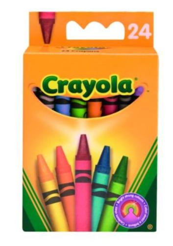 Crayola 24 Πολύχρωμες Κηρομπογιές (02.0024)