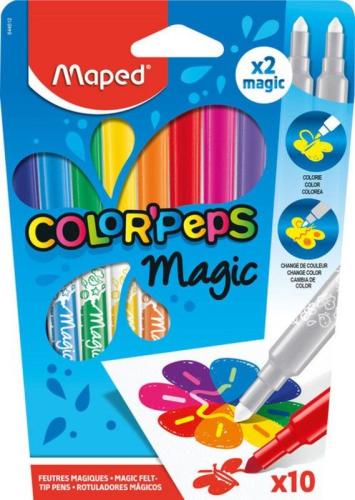 Maped Μαρκαδόροι Color' Peps Magic-10Τμχ (844612)