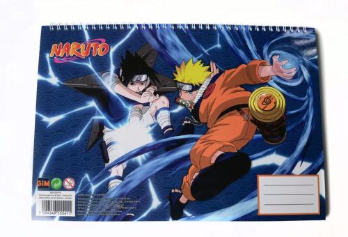 Naruto Μπλοκ Ζωγραφικής Α4 Και Stickers (369-00416)