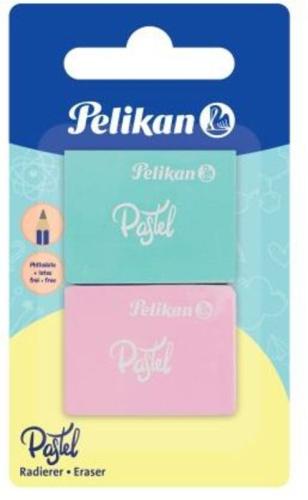 Pelikan Γομολάστιχες Pastel RPA 2Τμχ -5 Σχέδια-1Τμχ (818100)