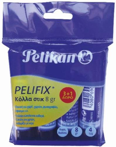 Pelikan Κόλλα Pelifix Stick 10gr 3+1 (314800)
