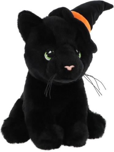Keel Eco Λούτρινο Μαύρη Γάτα With Witch Hat 20cm (EH2815)