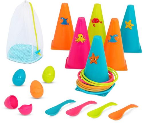 B.Toys Σετ Summer Cone With Spoon Balancing Game (BX2188Z)