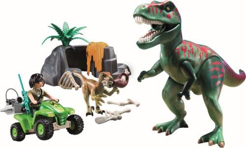 Playmobil Dinos Εξερευνητής Με Γουρούνα & T-Rex (71588)