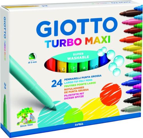 Giotto Μαρκαδόροι Turbo Maxi 24Τμχ (0455000)
