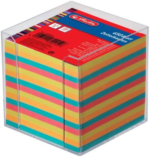 Herlitz Κύβος Με Χαρτάκια Σημειώσεων 650 Φύλλα-4 Χρώματα (1600253)