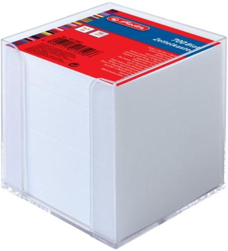 Herlitz Κύβος Με Χαρτάκια Σημειώσεων 700 Φύλλα-Λευκό (10410801)