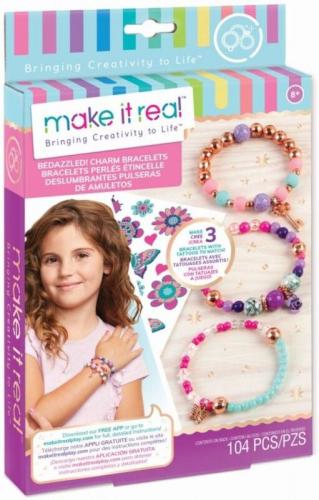 Make It Real Bedazzled Charm Bracelets Blooming Creatinity (1202)