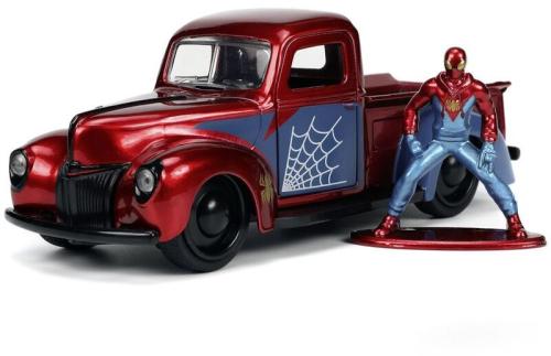 Simba Marvel Spiderman Όχημα 1941 Ford Pick Up 1:32 Και Φιγούρα (253223016)