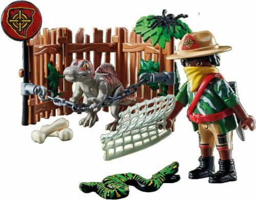 Playmobil Dinos Μωρό Σπινόσαυρος Και Λαθροκυνηγός (71265)