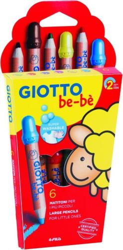Giotto 6 Ξυλομπογιές Bebe (466400)