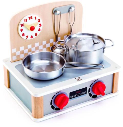 Hape Playfully Delicious Ξύλινη Κουζίνα & Grill Set 2 in 1 (E3151A)