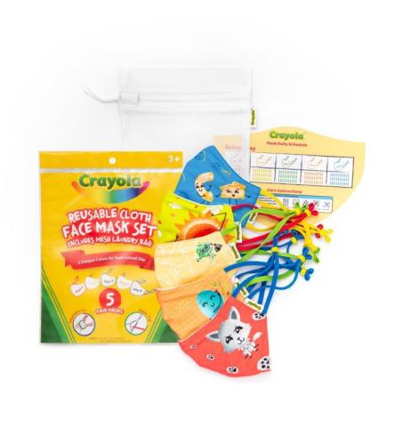 SMP Crayola Σετ Μάσκες Υφασμάτινες Craymoji Colors-Kid (170-220564)