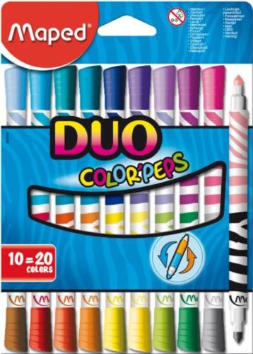 Maped Μαρκαδόροι Color Peps Duo Felt 20Τμχ (847010)