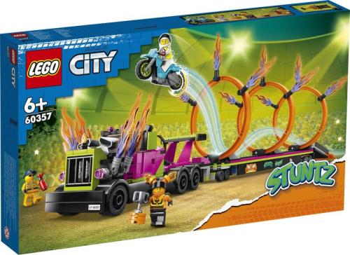 LEGO City Stunt Truck & Ring Of Fire Challenge (60357)