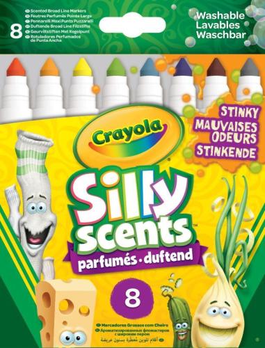 Crayola Wash.Silly Scents Μαρκαδόροι 8Τμχ (58-8267-E-000)