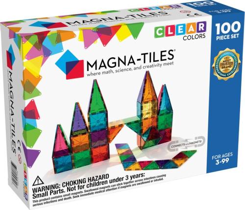 Magna-Tiles Clear Colors Set-100 Τμχ (04300)