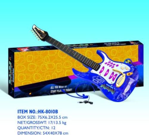 BW Κιθάρα B/O Rock N'Roll W/Mic-3 Χρώματα (HK-8010B)