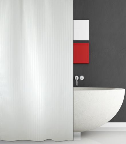 Κουρτίνα Μπάνιου (180x200) Με Κρίκους San Lorentzo Satin Stripe
