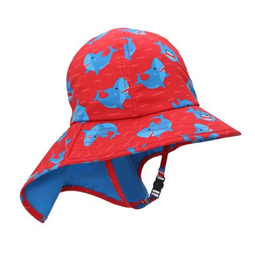Βρεφικό Καπέλο Με Αντηλιακή Προστασία Zoocchini Blue Shark 2-4 Ετών 2-4 Ετών