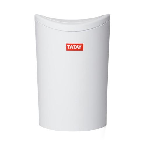 Κάδος Απορριμμάτων (Φ17.2x27.5) Tatay 6Lit 06725.001 Swing White