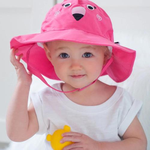Παιδικό Καπέλο Με Προστασία UV Zoocchini Flamingo 6-12 Μηνών 6-12 Μηνών